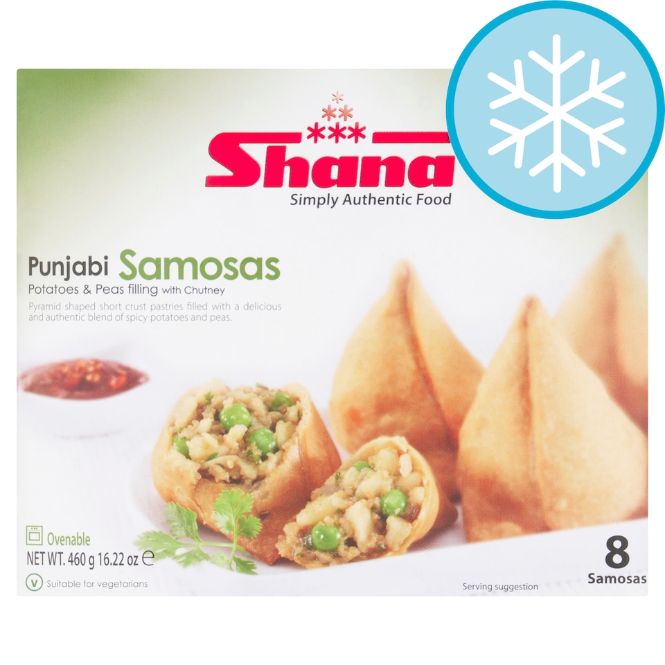 Shana Punjabi Samosas 8 Pack 460G