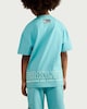 image 3 of F&F Boys 2-Piece Cotton Rich Graffiti Oversized Fit T-Shirt and Shorts Set in Teal