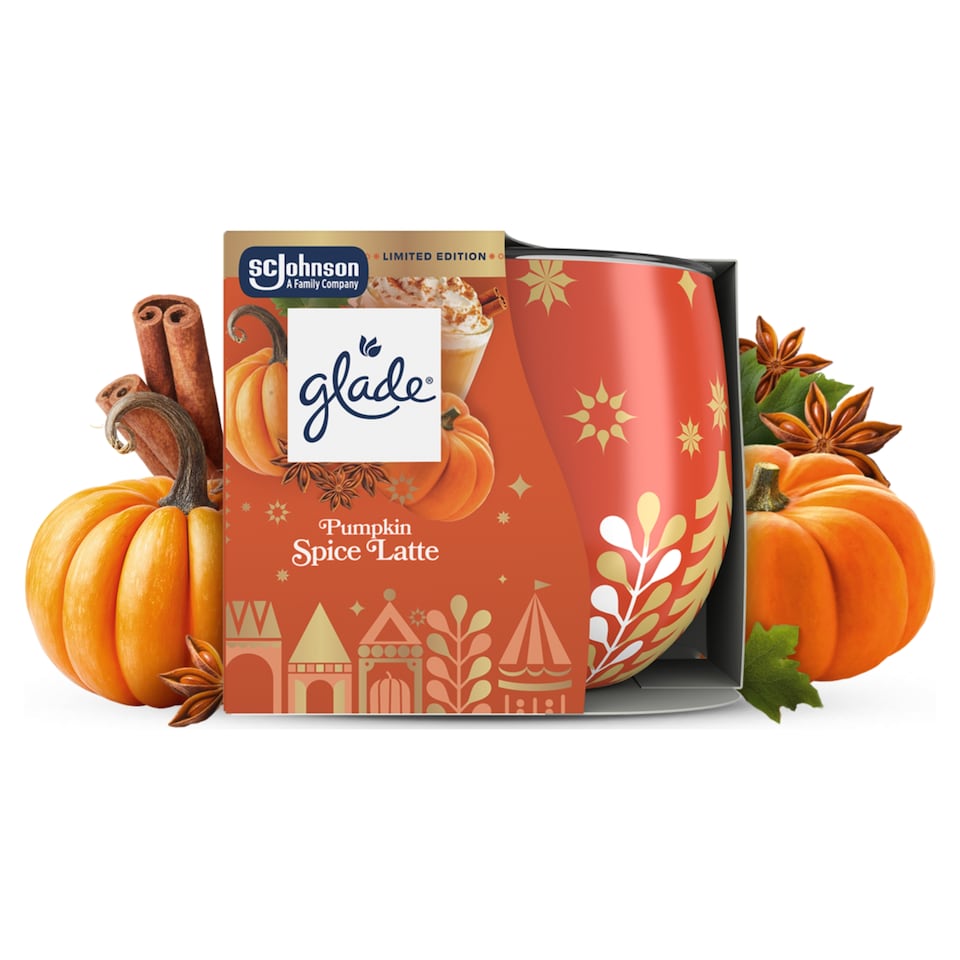 image 1 of Glade Pumpkin Spice Latte Candle 108g