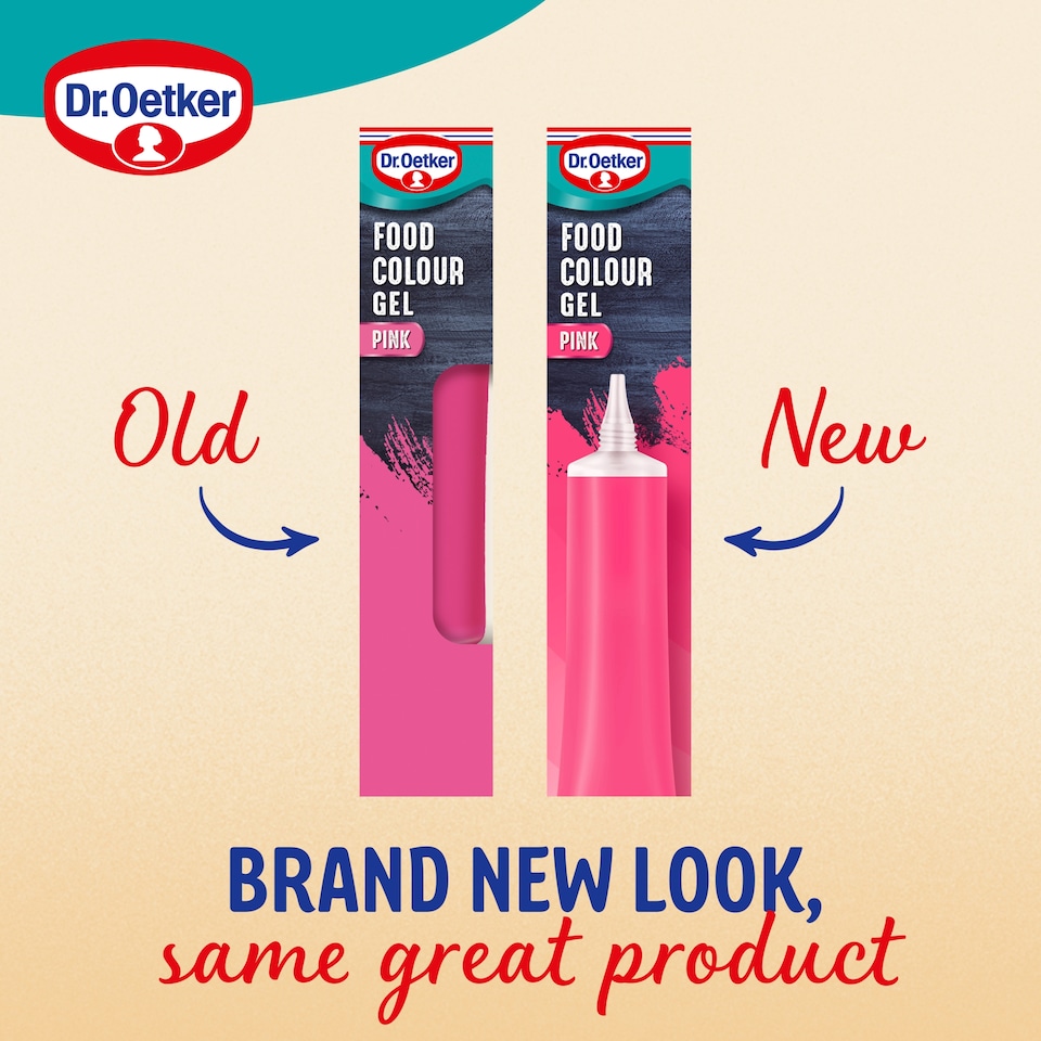 image 1 of Dr. Oetker Extra Strong Food Colour Gel - Pink 15g