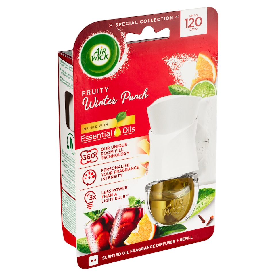 Obrázek 1 pro produkt Air Wick elektrický osvěžovač vzduchu - strojek a náplň - Zimní punč