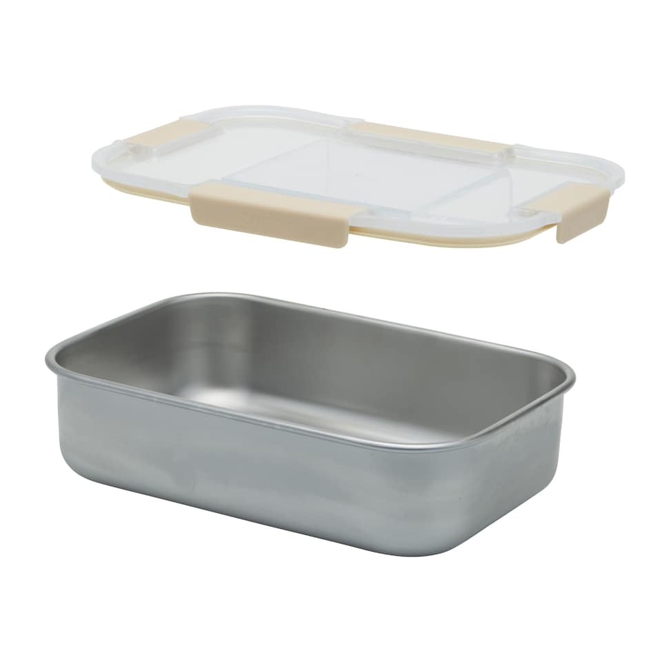 image 1 of Smash Blue Chalk Stainless Steel Bento Box 1.3L