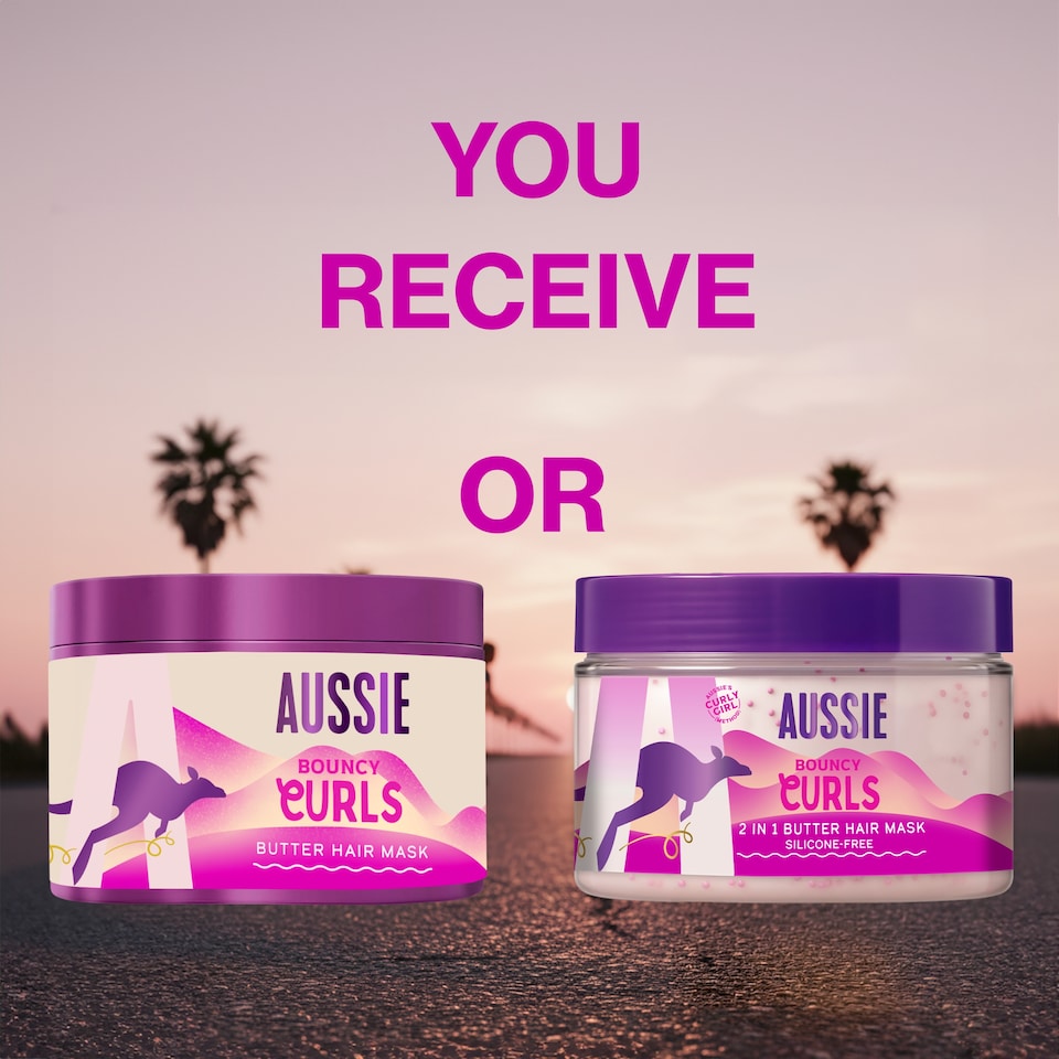 image 1 of Aussie Bouncy Curls Butter Hair Mask 500ml