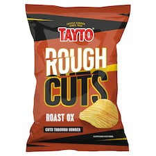 Tayto Rough Cuts Ridged Potato Crisps - Roast Ox 45g