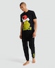 image 1 of The Grinch Pure Cotton Top and Cuffed Joggers Pyjamas in Multi