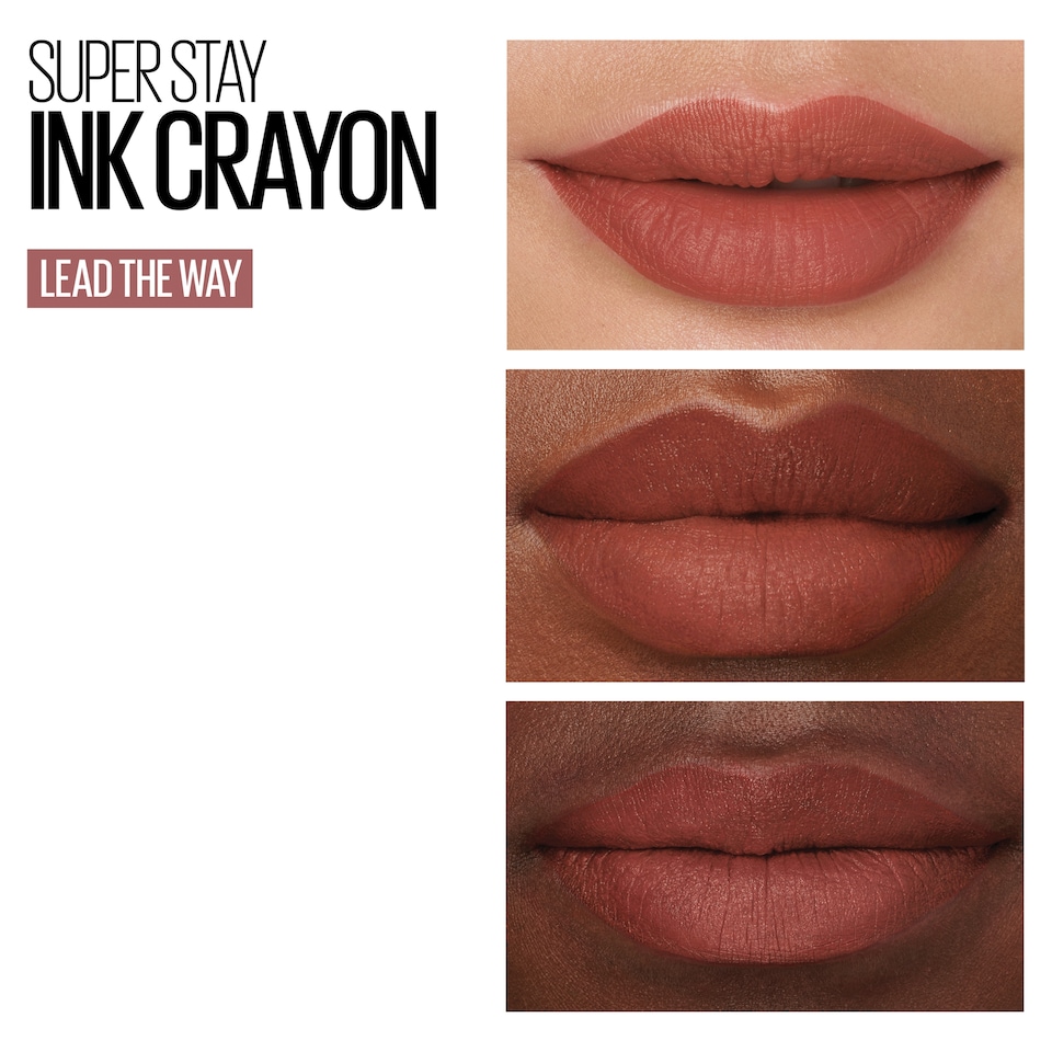 image 1 of Maybelline Superstay Matte Ink Crayon Lipstick, Shade 15 Lead The Way