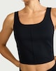 image 3 of F&F Active ULTRAMOVE Cropped Vest in Black