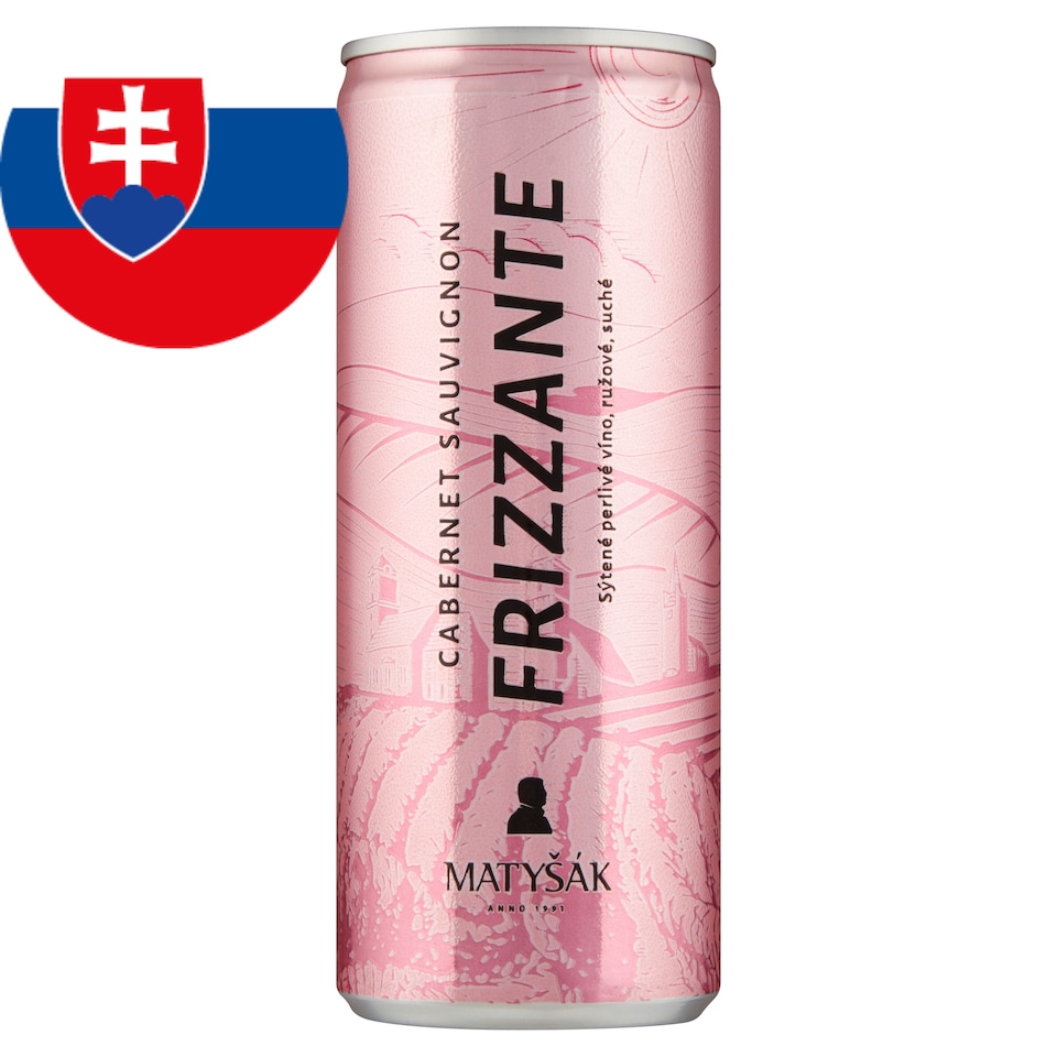 Matyšák Frizzante Cabernet Sauvignon Sparkling Pink Dry Wine 0.25 L