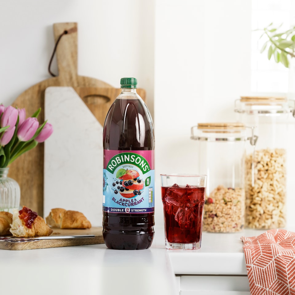 image 1 of Robinsons Double Strength Apple & Blackcurrant Squash 1.75L