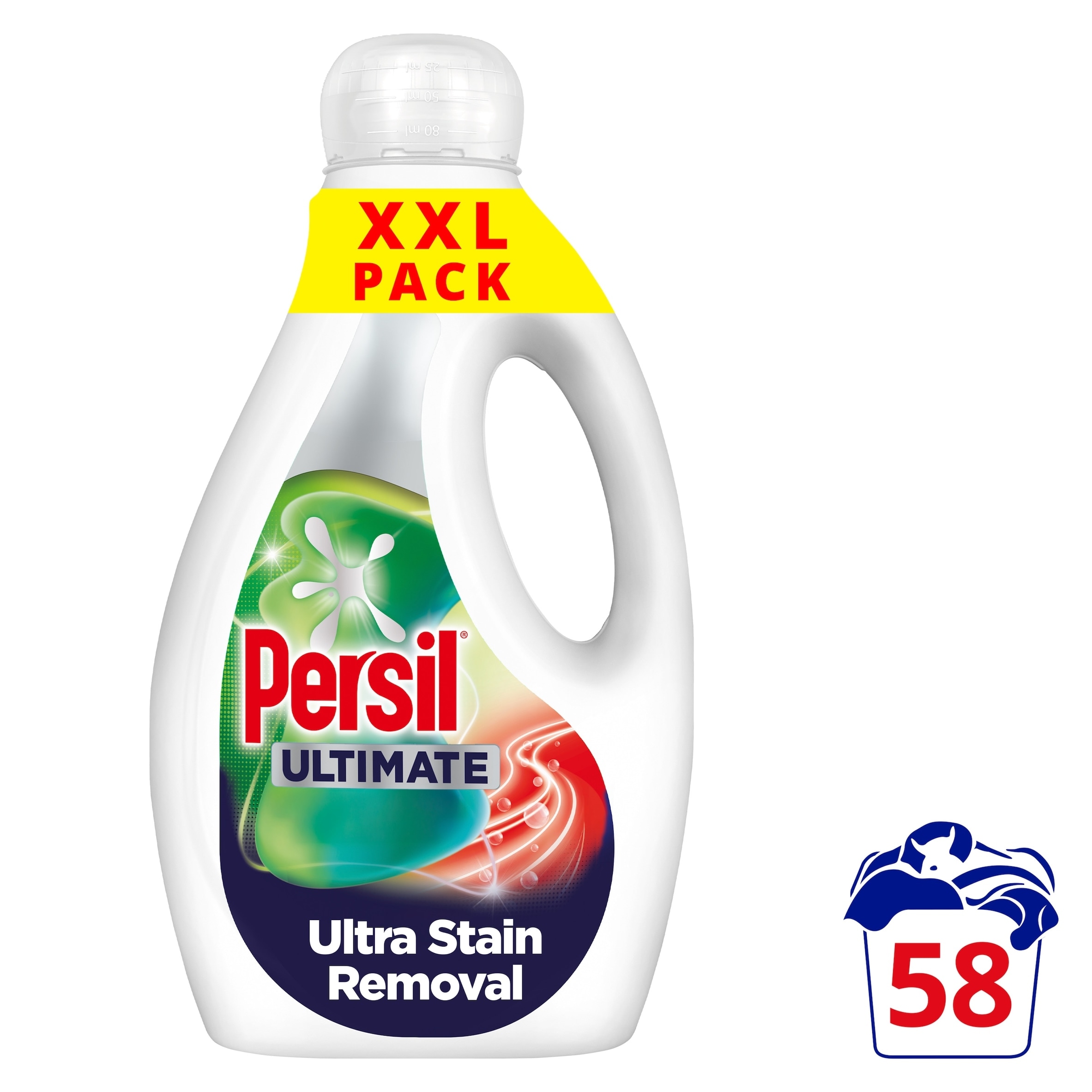 Persil Ultimate Bio Ultra Stain Removal Washing Liquid Detergent XXL Mega Pack 58 Washes 1566ml
