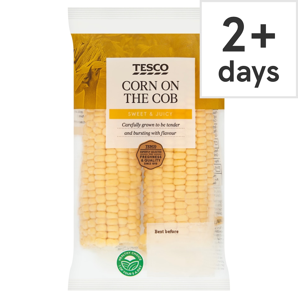 image 1 of Tesco Corn On The Cob Twinpack