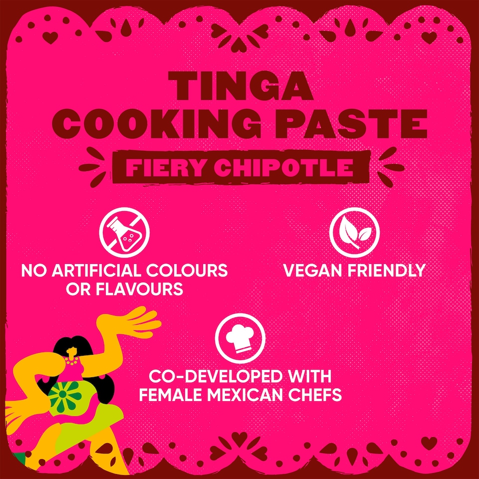 image 1 of Las Chicas Fiery Chipotle Tinga Cooking Paste 100g