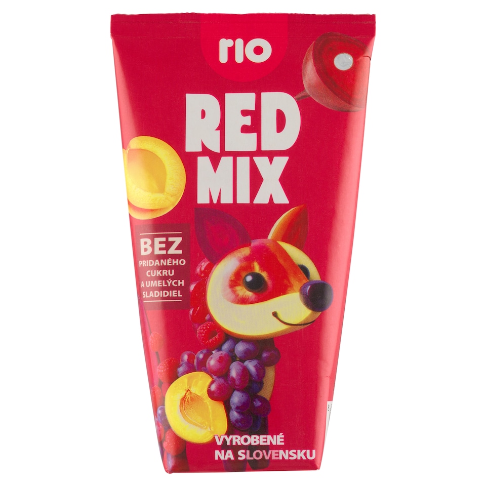 Obrázek 1 pro produkt Rio Red Mix vícedruhový ovocno-zeleninový nápoj 200ml