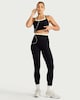 image 1 of F&F Active ULTRASTRETCH Contrast Waist High Waisted Leggings in Black