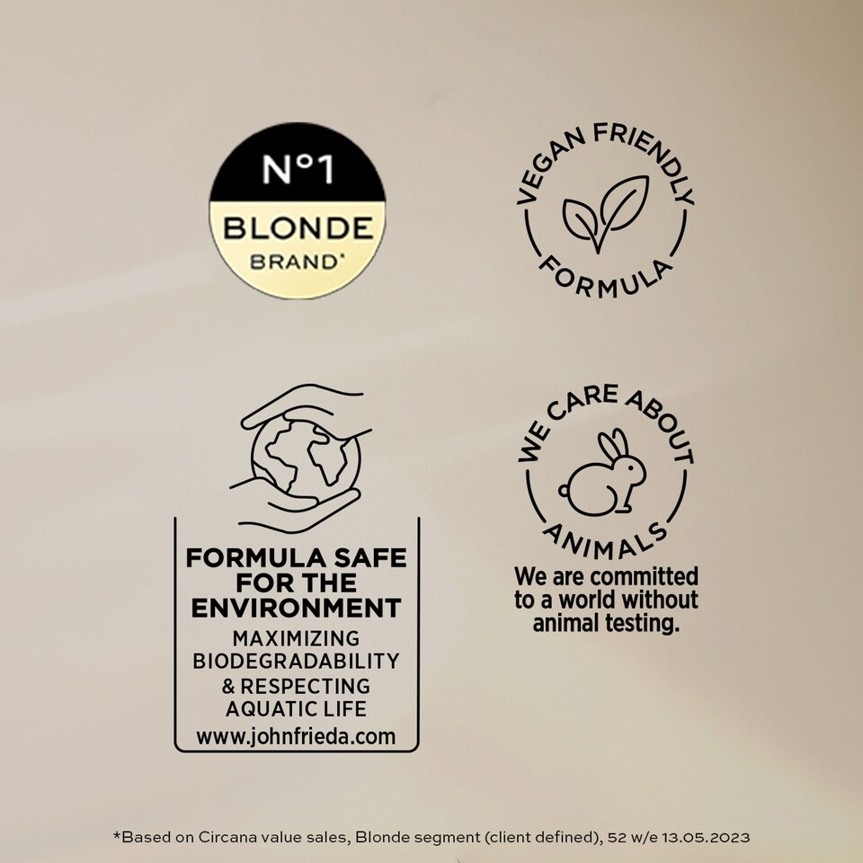 image 1 of John Frieda Blonde+ Repair System Bond Building Conditioner 250ml