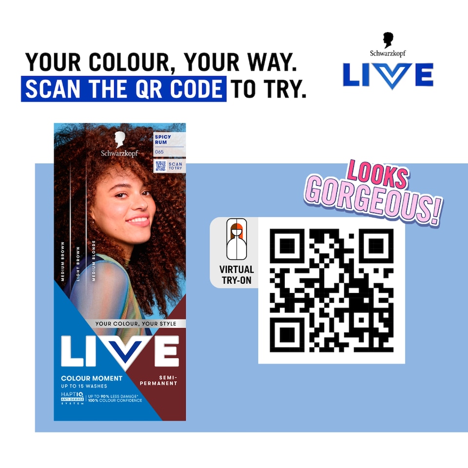 image 1 of Schwarzkopf LIVE Colour Moment 065 Spicy Rum Semi-Permanent Hair Dye