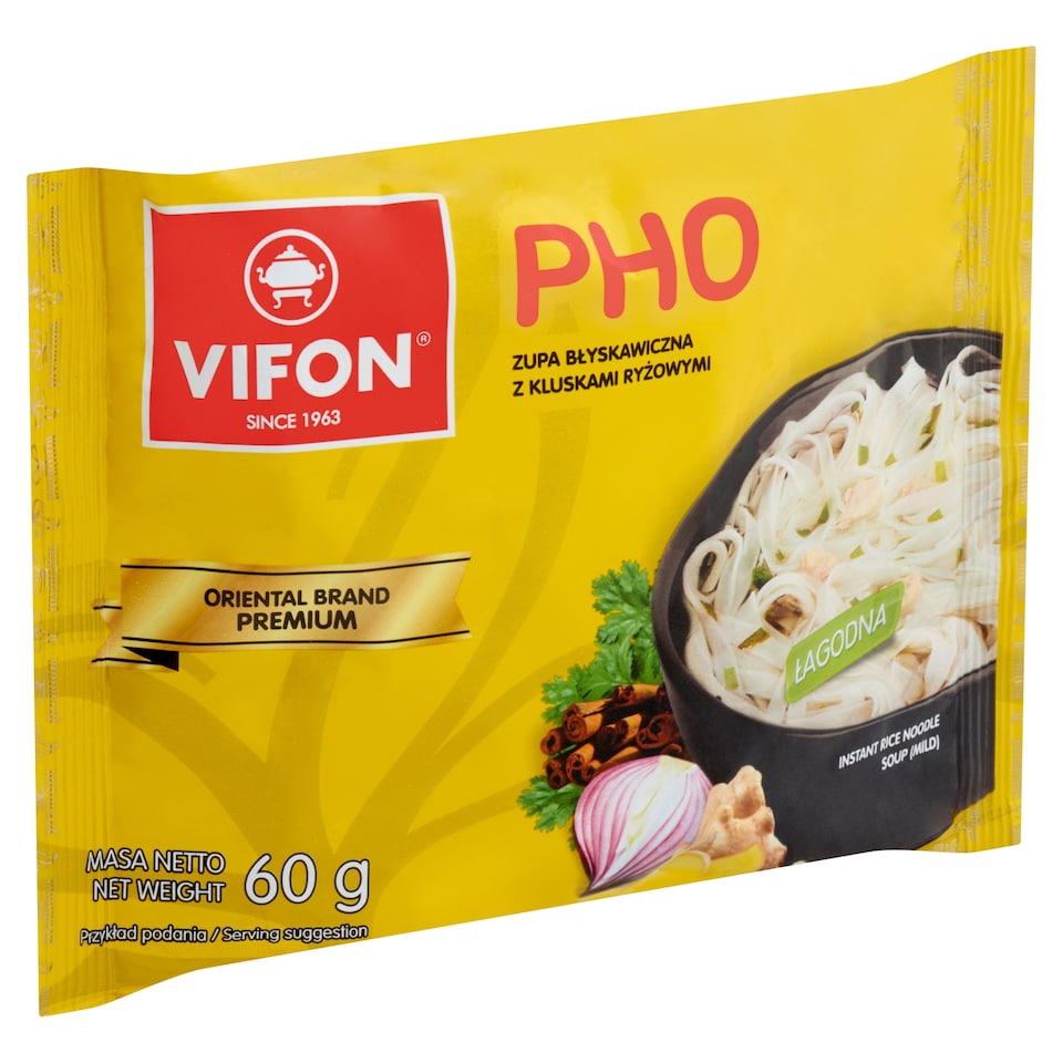 Vifon Pho hagyományos vietnámi instant tészta leves rizstésztával 60 g  1. kép
