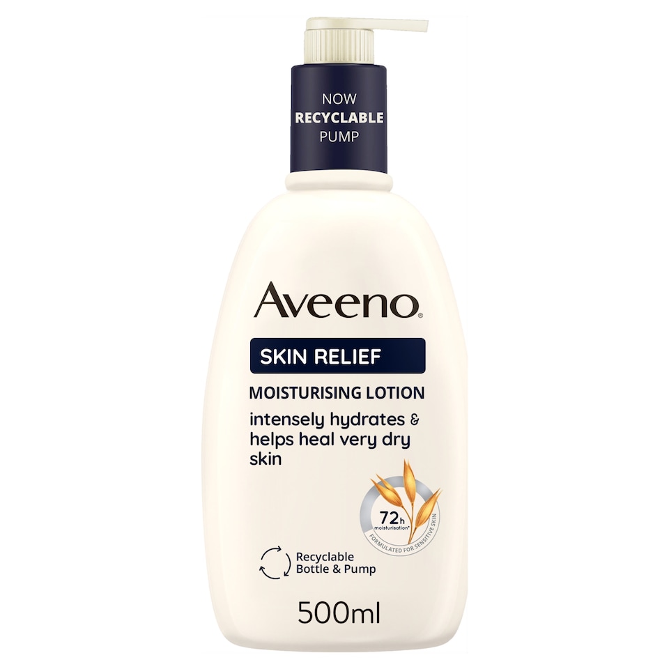 image 1 of Aveeno Skin Relief Body Lotion Moisturiser for Very Dry Skin 500ml