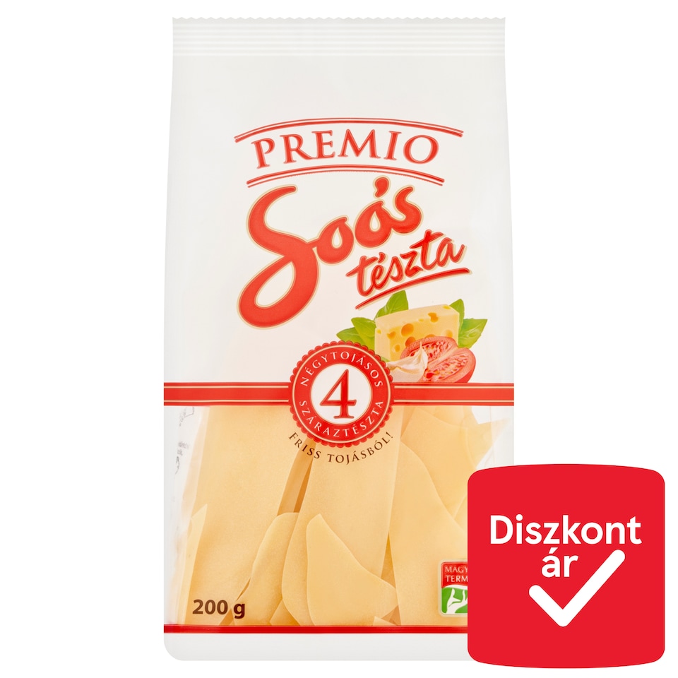 Soós Premio Maltagliati Dried Pasta with 4 Eggs 200 g