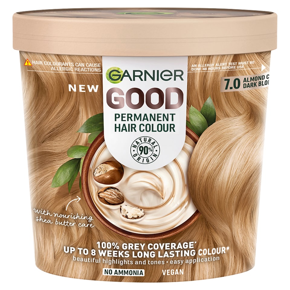image 1 of Garnier Good Permanent Hair Colour - 7.0 Almond Creme Dark Blonde