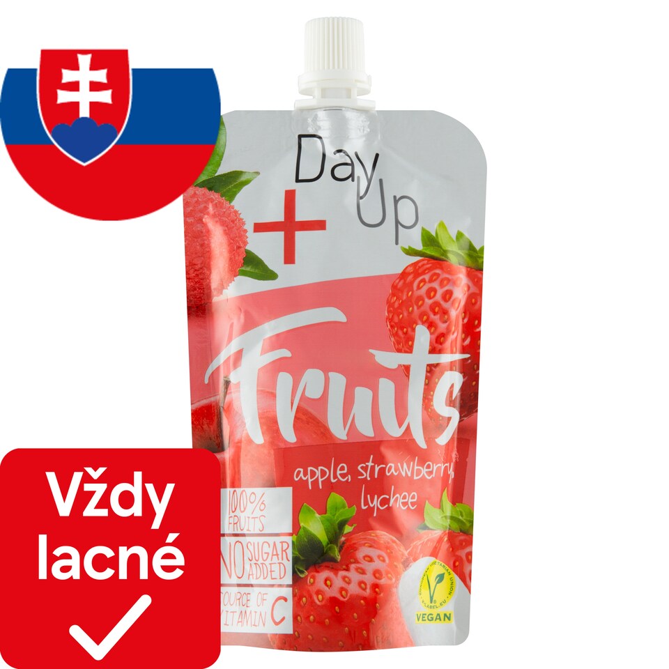 image 1 of Day Up Apple Puree with Strawberry, Lychee and Vitamin C 100 g