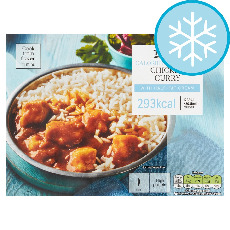 Tesco Health Chicken Curry And Rice 350G