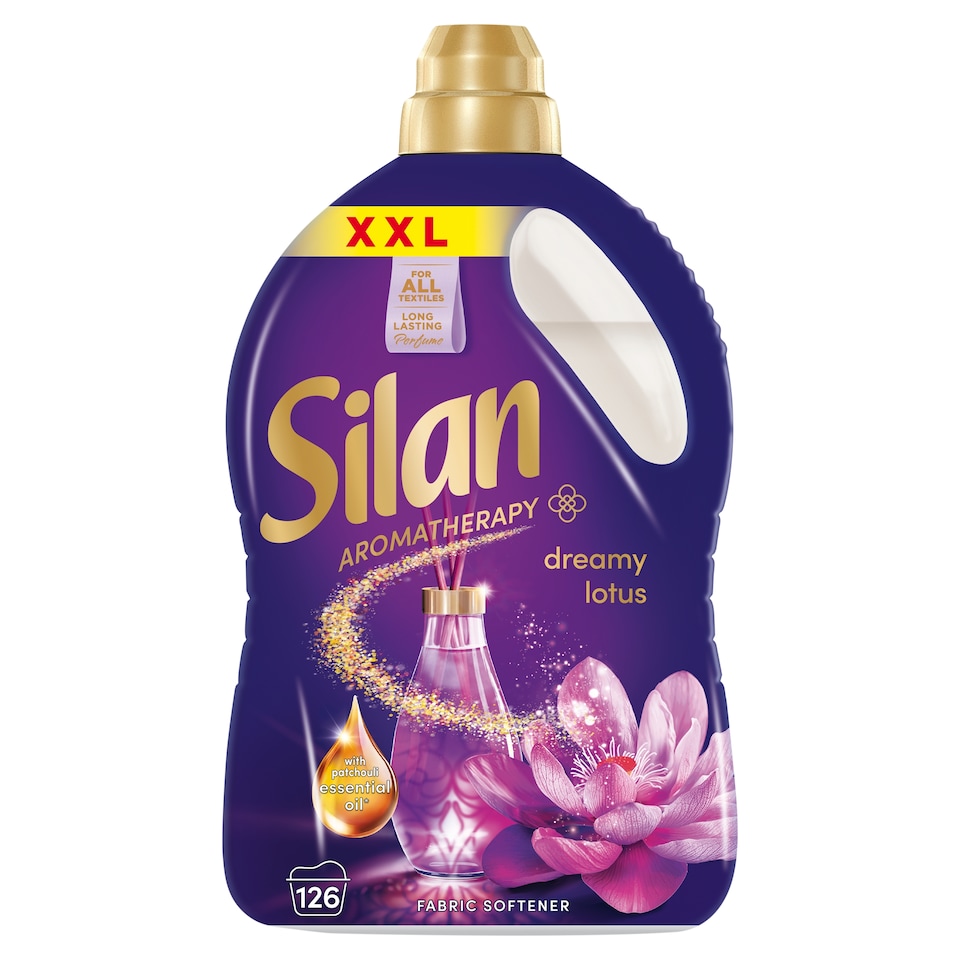 Silan Aromatherapy Dreamy Lotus Fabric Softener Concentrate 126 Washes 2772 ml