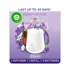 Airwick Air Freshener Essential Mist Aromatherapy Lavender Kit 20Ml