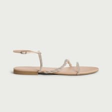 F&F Diamanté Embellished Strappy Sandals in Silver