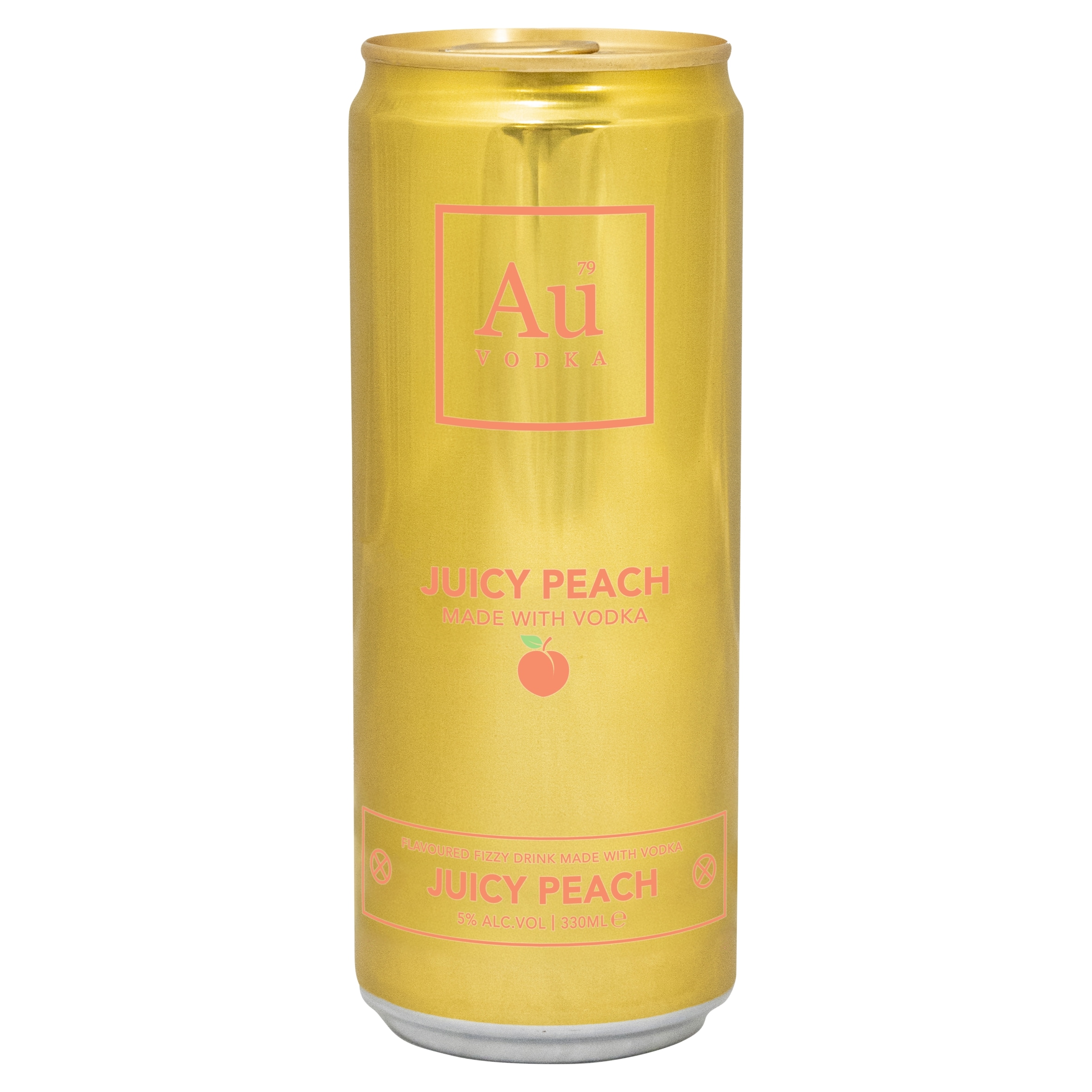 Au Vodka Juicy Peach 330ml