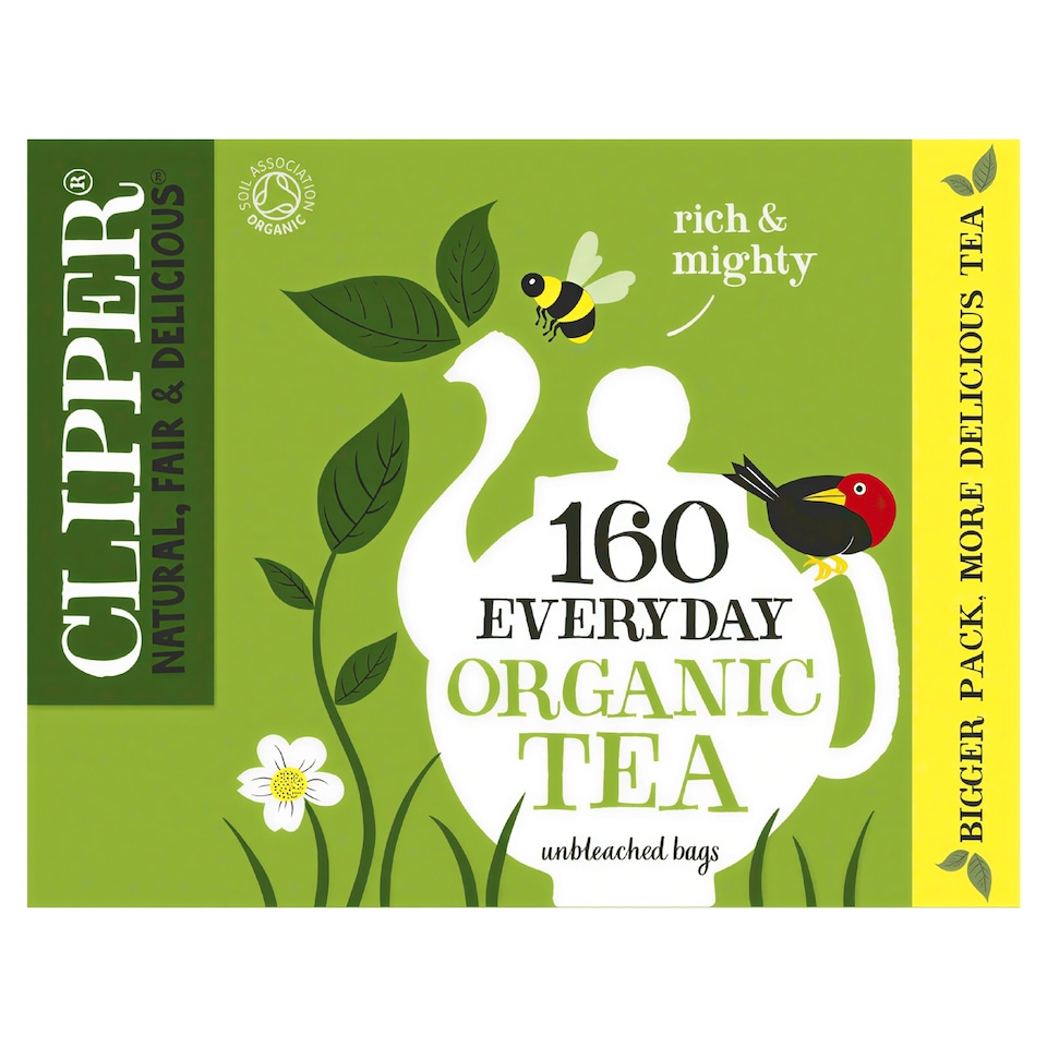 Clipper Organic Everyday 160 Tea Bags 464g