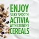 image 3 of Activia Fibre Natural Yoghurt & Dark Chocolate Granola Breakfast Pot with Spoon 165g