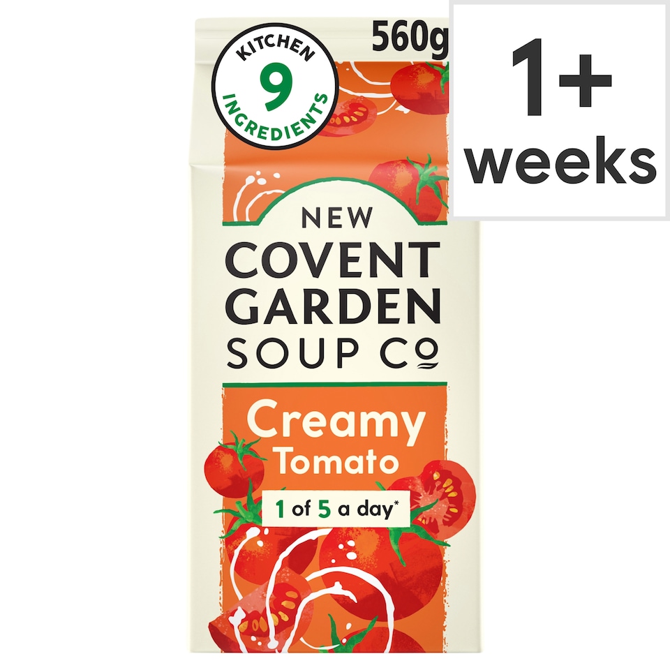 image 1 of New Covent Garden Creamy Tomato Soup 560g