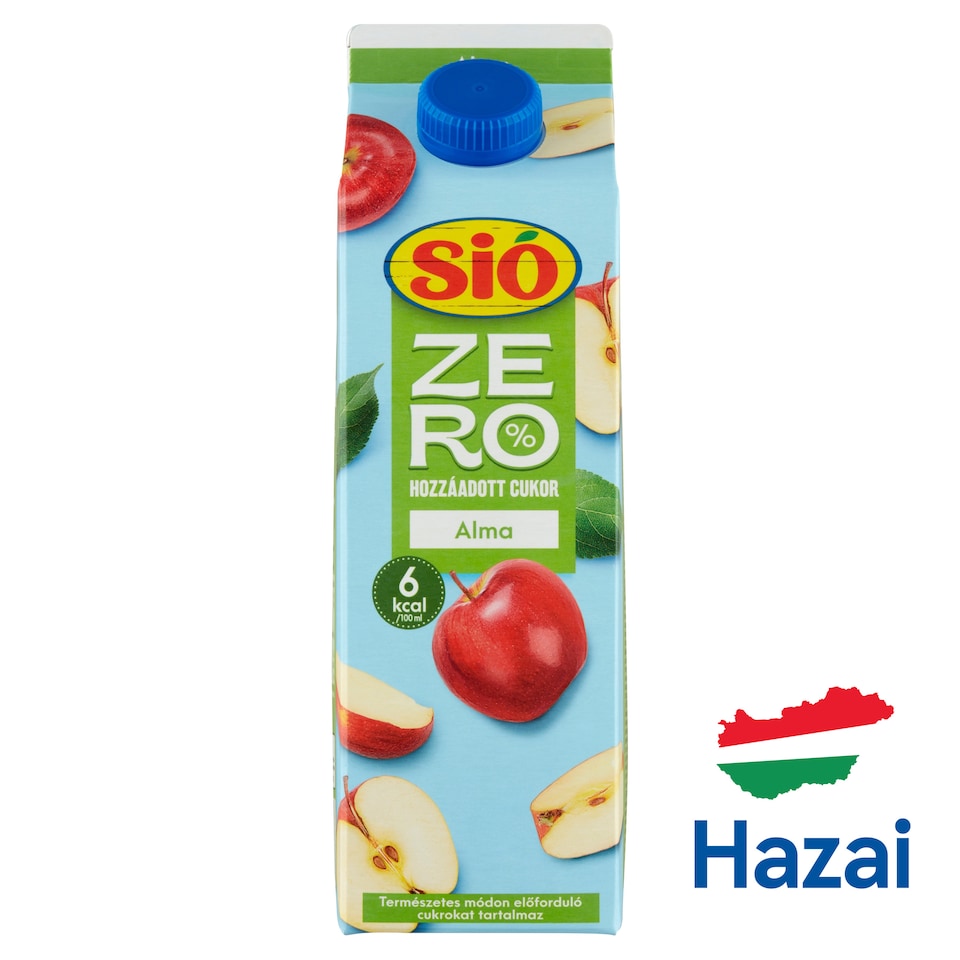 Sió Zero hozzáadott cukor szűrt alma gyümölcsital 1 l