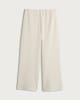 image 4 of The F&F Edit Textured Wide Leg Co-ord Trousers in Cream