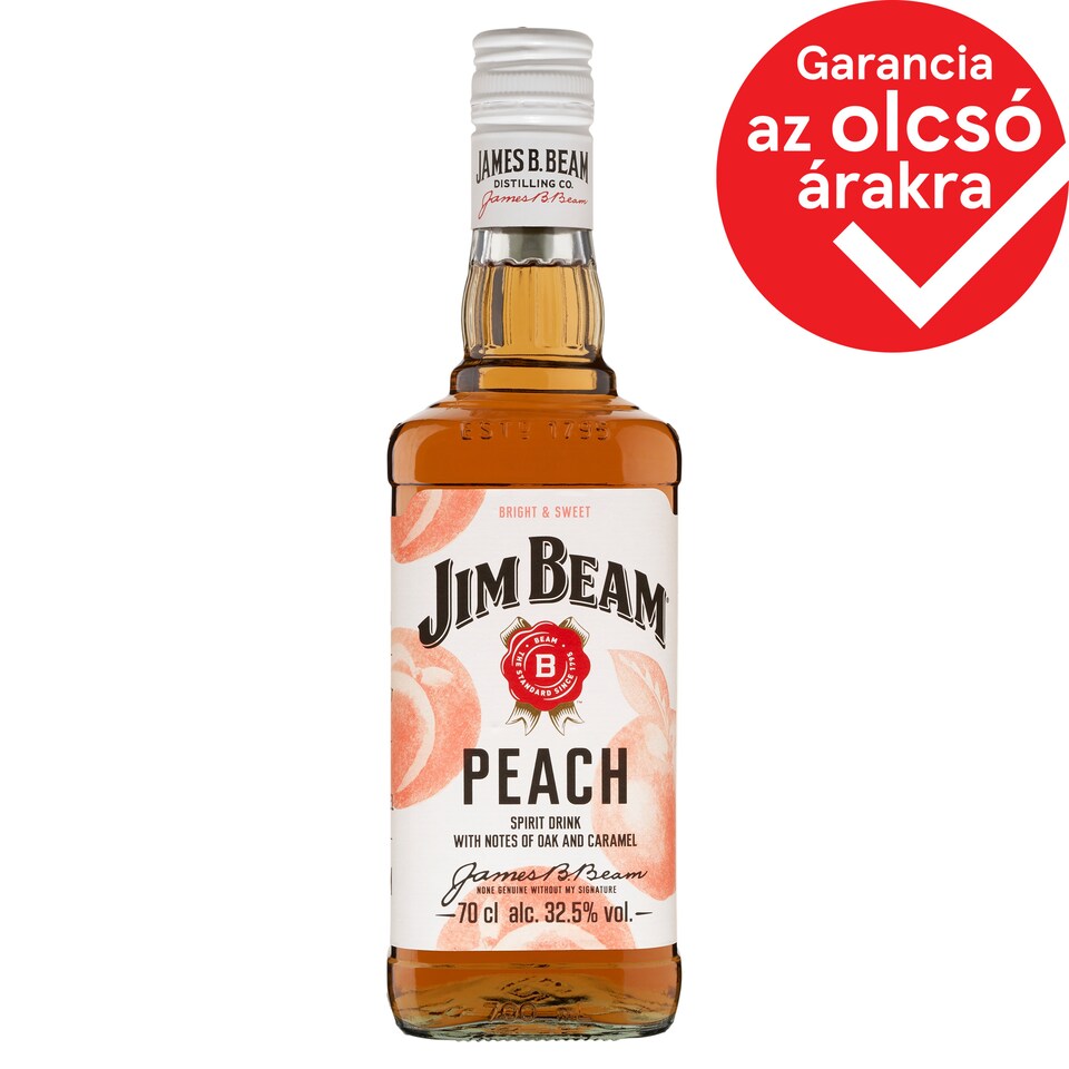 Jim Beam Peach Bourbon Whiskey Based Liqueur 32,5% 0,7 l