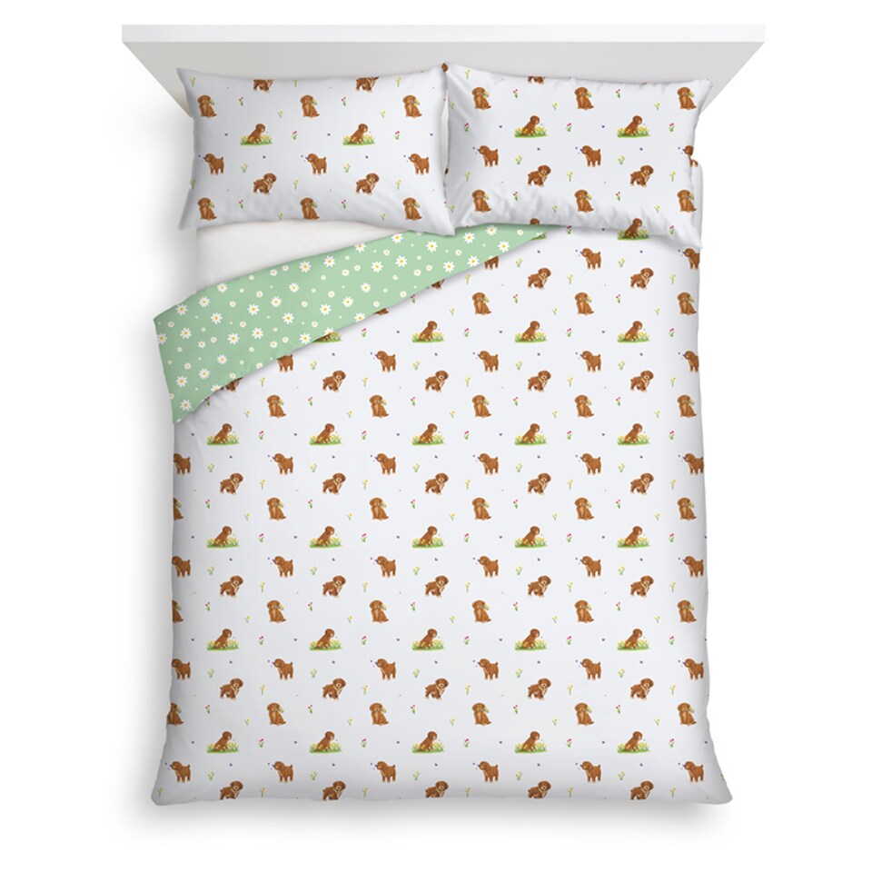 F&F Home Summer Curtis Duvet Set Double