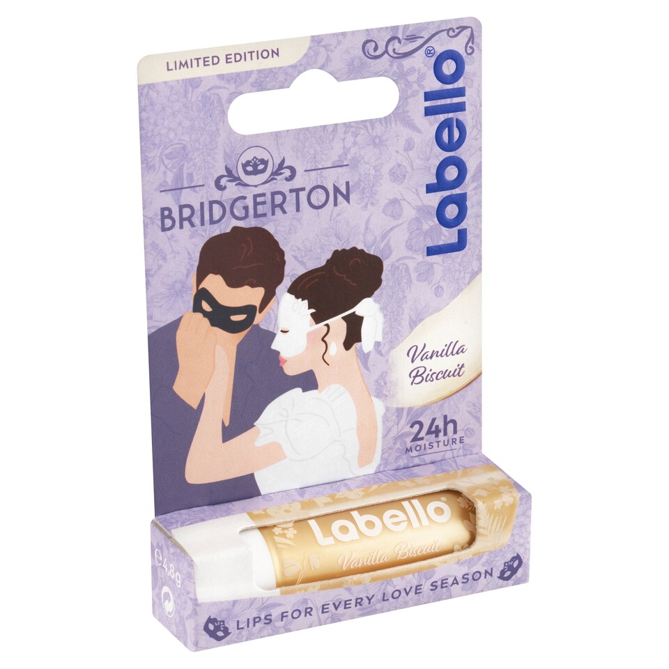 Obrázek 1 pro produkt Labello Vanilla Biscuit Pečující balzám na rty - Limited Bridgerton Edition 4,8g