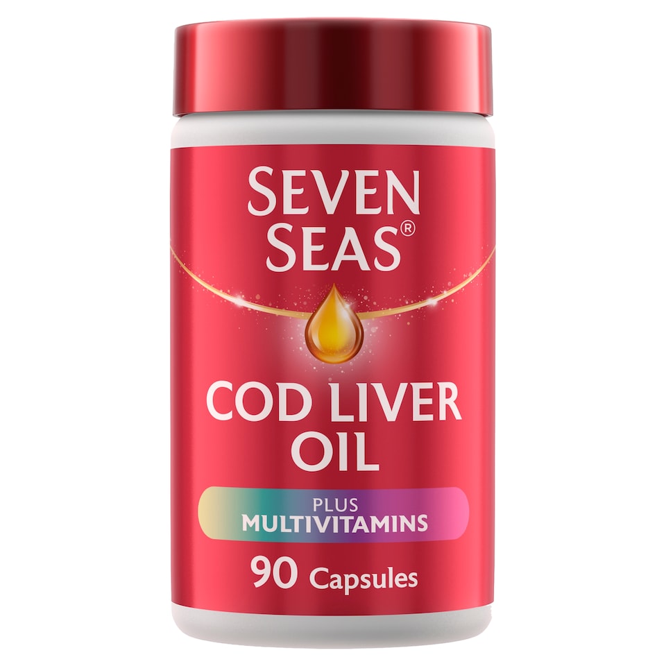 image 1 of Seven Seas Cod Liver Oil Plus Multivitamins with Omega-3 & Vitamin D - 90s