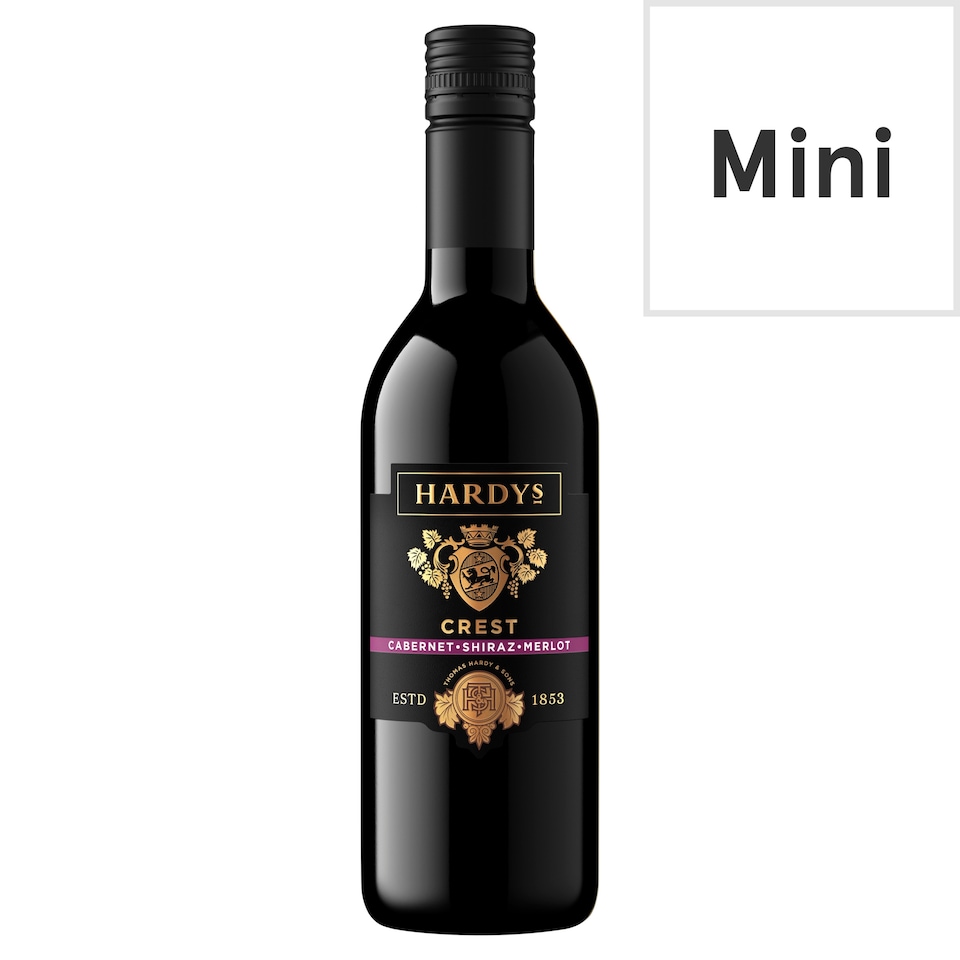 Hardys Crest Cabernet Shiraz Merlot Red Wine 187ml