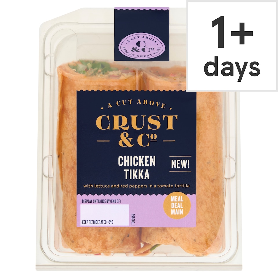 Crust & Co Chicken Tikka Wrap 208g