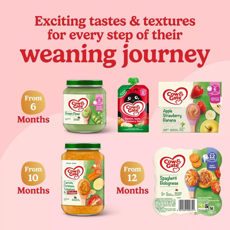 image 1 of Cow & Gate Pumpkin Chicken & Rice Baby Food Meal Jar 10+ Months 200g