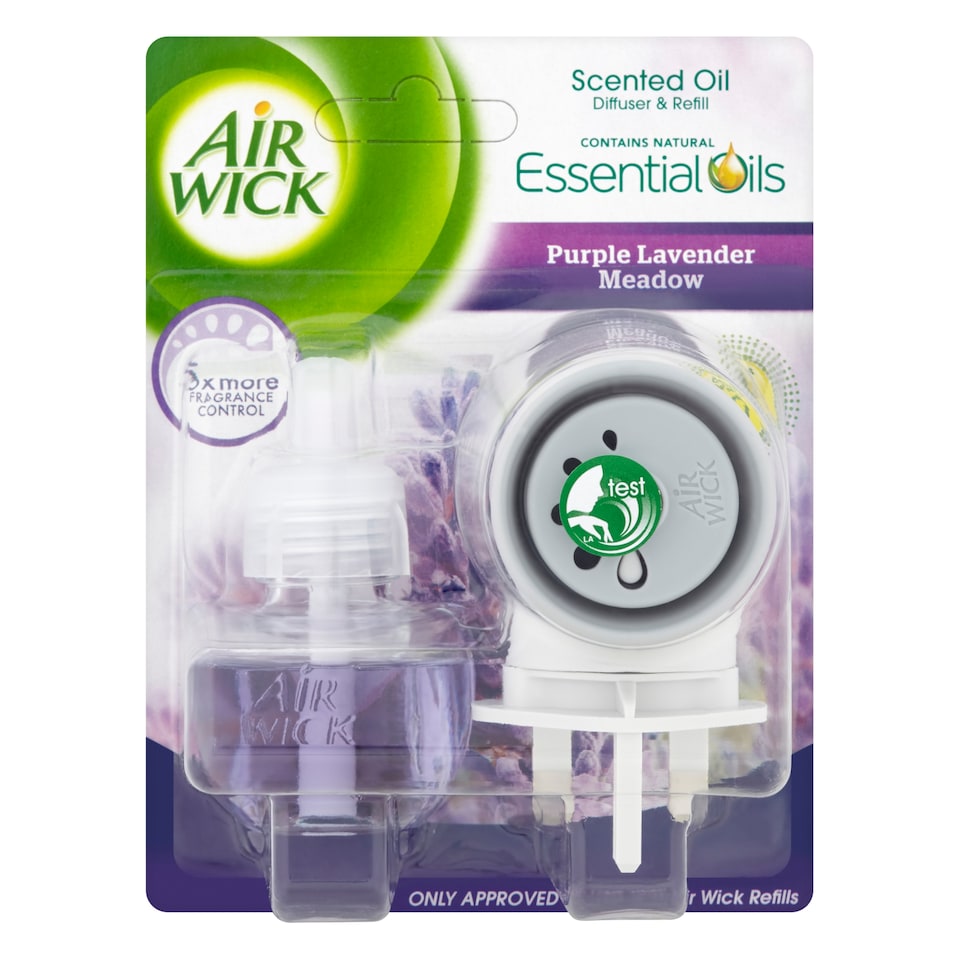 image 1 of Airwick Air Freshener Purple Lavender Plug In Kit