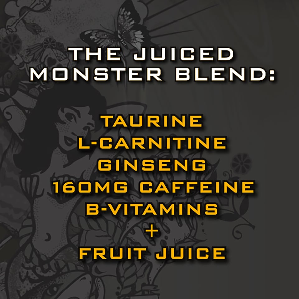 image 1 of Monster Energy Drink Pacific Punch 4x500ml