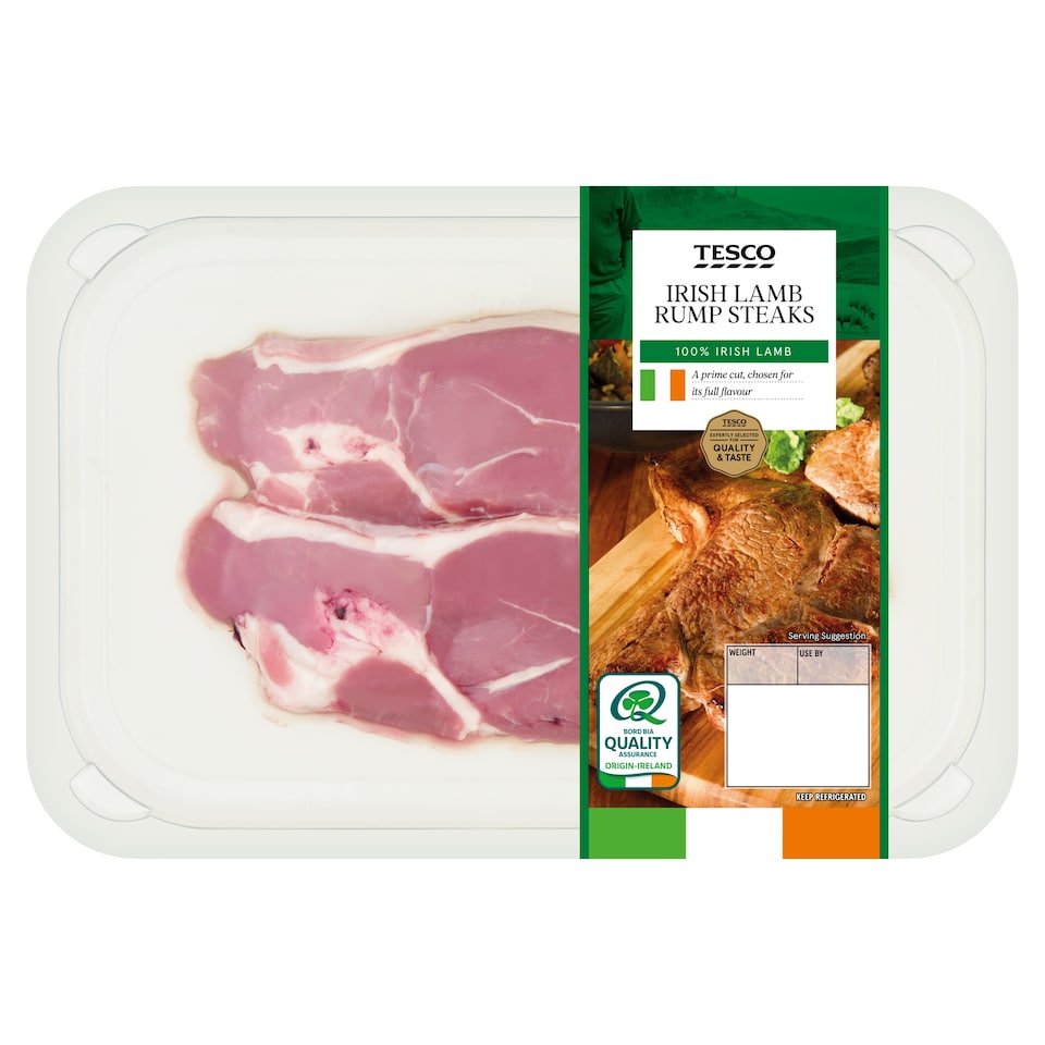 Tesco Irish Lamb Rump Steaks 220g