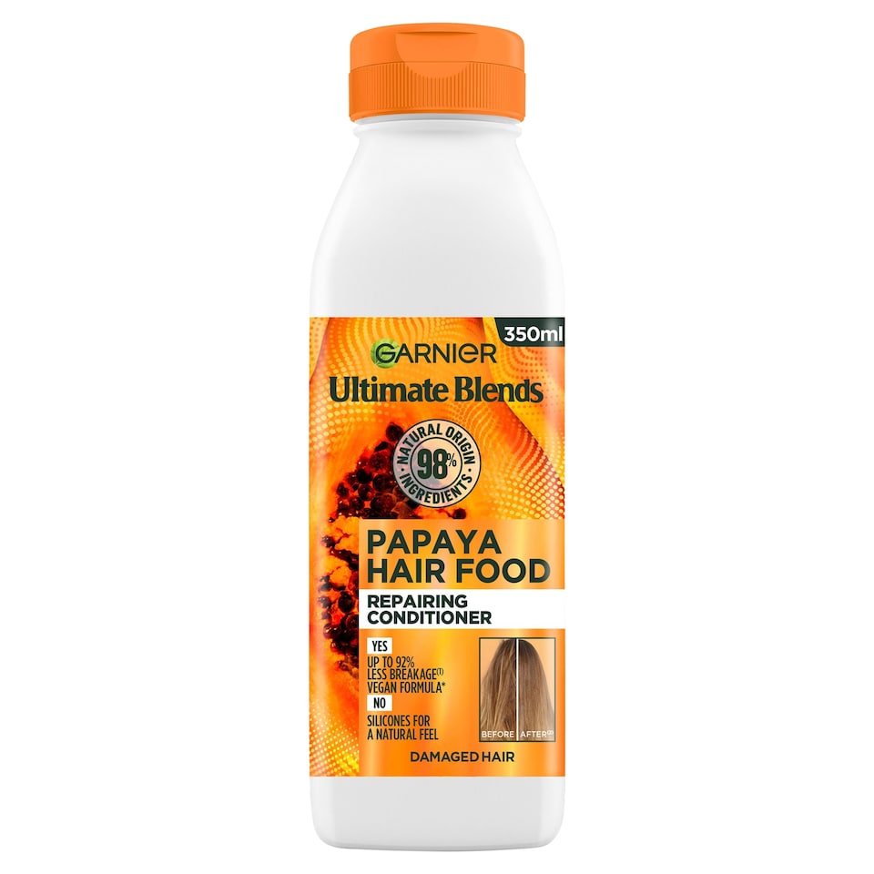 image 1 of Garnier Ultimate Blends Hair Food Papaya Conditioner 350ml