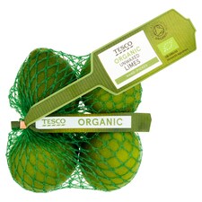 Tesco Organic Lime Minimum 3 Pack