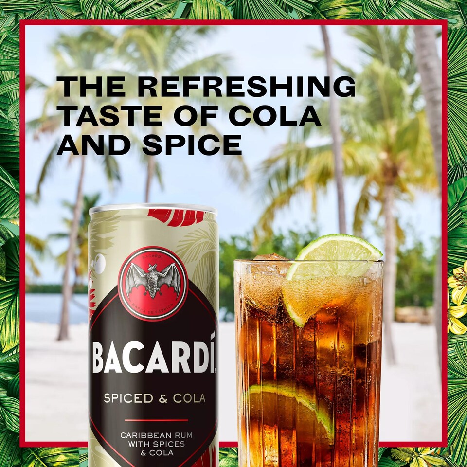 image 1 of Bacardi Spiced & Cola 250Ml