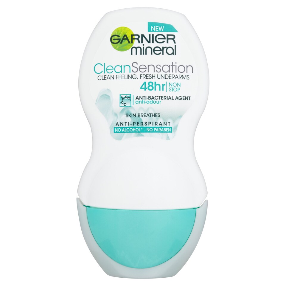image 1 of Garnier Mineral Clean Snstn Deodorant Roll-On 50Ml