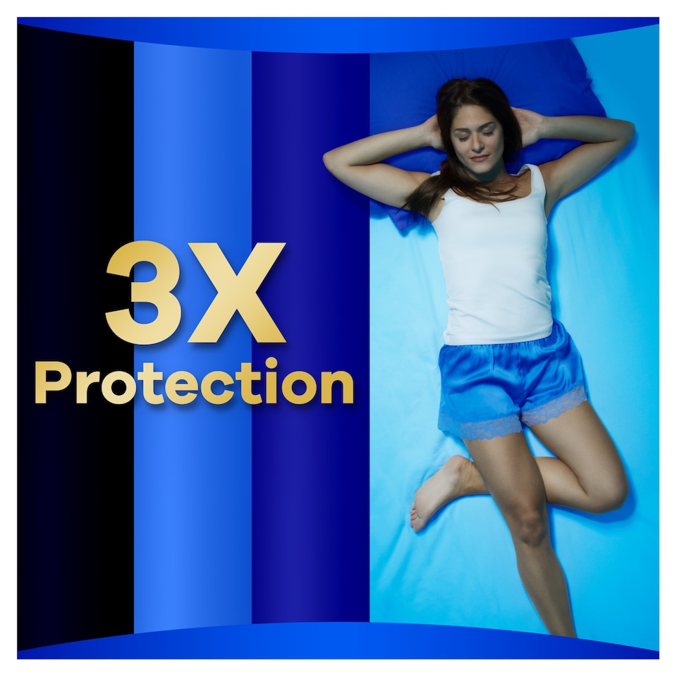 image 1 of Always Ultra Secure Night Sanitary Towels 9 Pack